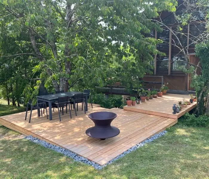 Les terrasses en pin douglas